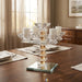 Crystal 5 Branch Candlesticks 19.5 cm