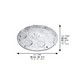 Rosh Hashanah Glass & Crystal Round Plate 40 cm