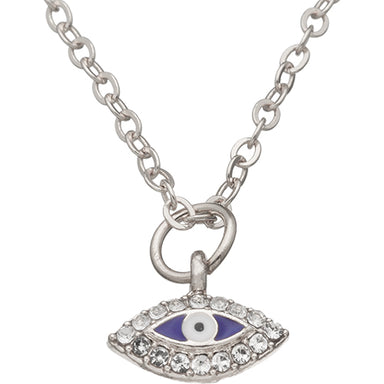 Metal Necklace- Silver 45 cm - Nickel, with Stones