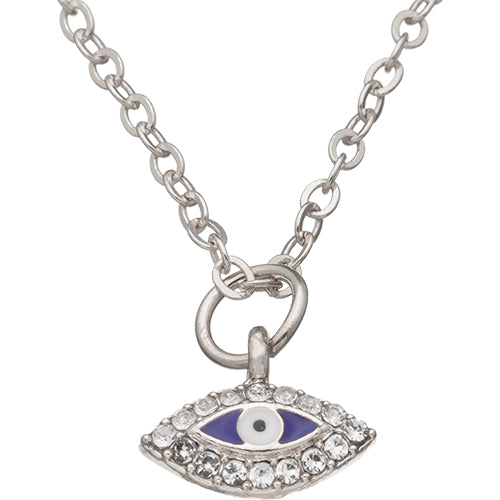 Metal Necklace- Silver 45 cm - Nickel, with Stones