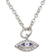 Metal Necklace- Silver 45 cm - Nickel, with Stones