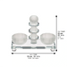 Crystal Salt & Pepper Holders 13 cm