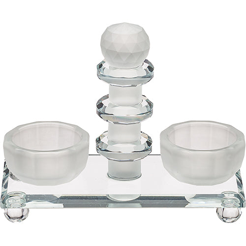 Crystal Salt & Pepper Holders 13 cm