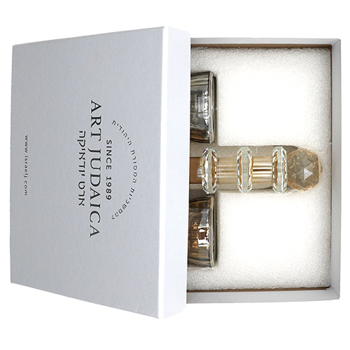 Crystal Salt & Pepper Holders 13 cm