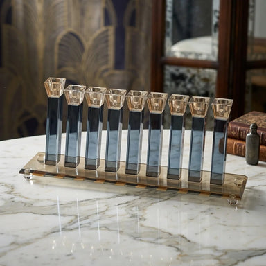Elegant Crystal Menorah 16*39 cm