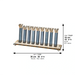 Elegant Crystal Menorah 16*39 cm