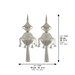 Pair of Rimonim for Torah 32 cm- Silver