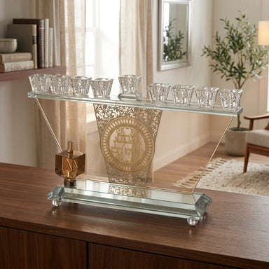 Crystal Menorah 33*19 cm