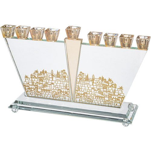 Crystal Menorah 34x22 cm