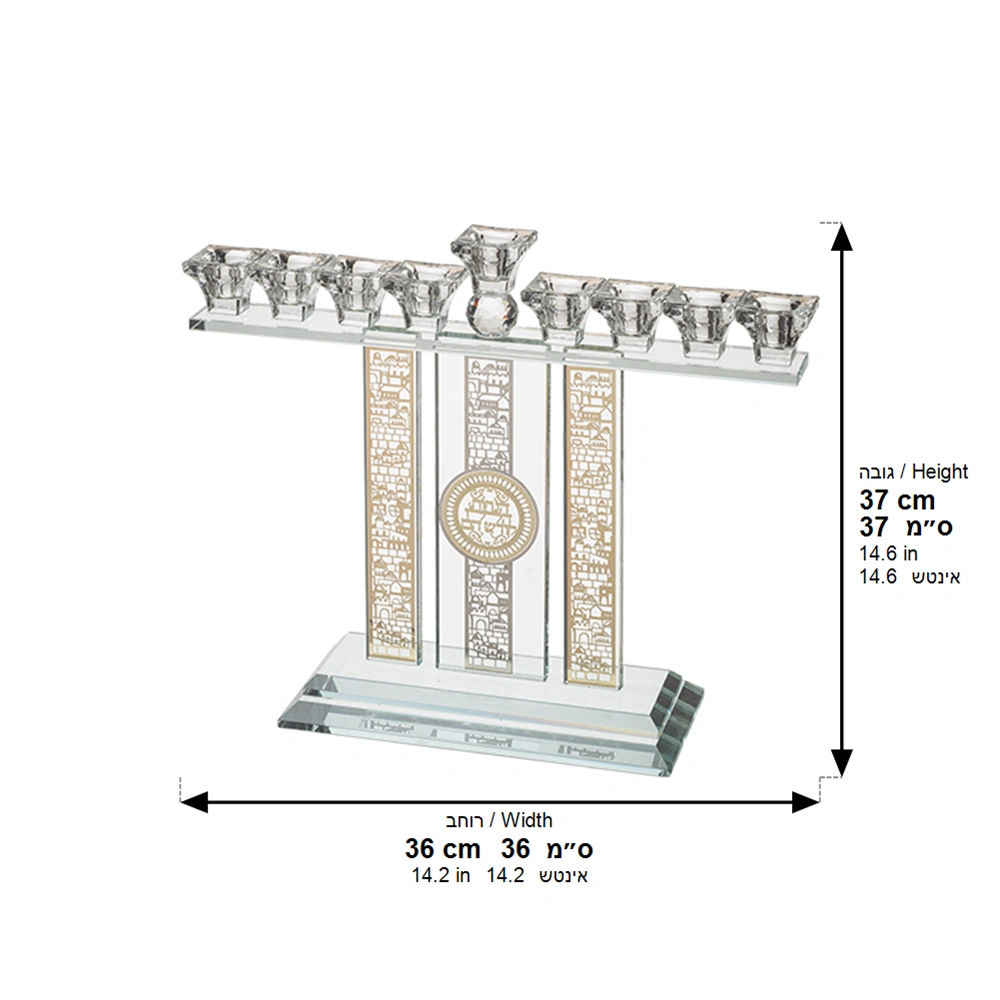 Crystal Menorah 37*36 cm