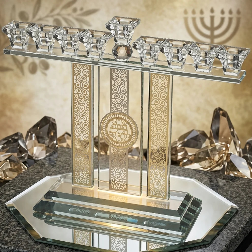 Crystal Menorah 37*36 cm