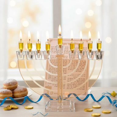 Crystal Menorah 22*36 cm