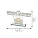 Crystal Menorah 22*36 cm
