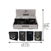 Full Display- 12 pcs Mens Black Leatherette Wallet- Assorted Designs