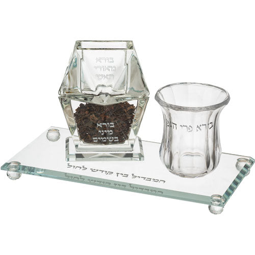 Crystal Havdalah Set