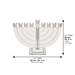 Crystal Elegant Menorah 21 cm