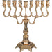 Metal Menorah 36 cm - Rose Gold Finish