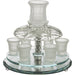 Crystal Wine Fountain 33*25 cm with 6 Small Cups
