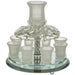 Crystal Wine Fountain 33*25 cm with 8 Small Cups