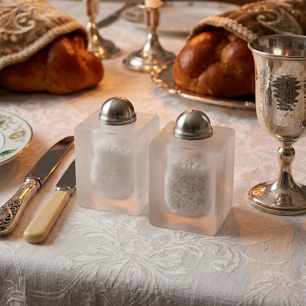 Crystal Salt & Pepper Set 7 cm - Matte