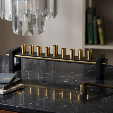 Aluminum Menorah 27*5 cm for Candles