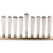 Aluminum Menorah 30*14 cm, Gold Colors