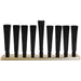 Aluminum Menorah 30*14 cm, Gold Colors
