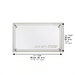 Glass Challah Tray 45*30 cm