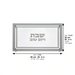 Glass Challah Tray 45*30 cm