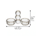 Elegant Crystal Saltie 12*14 cm