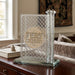 Crystal Matches Holder 12*12 cm with Plaque