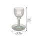 Crystal Kiddush Cup "Baba Sali" 16 cm with Stones Contain 130ml // 4.3oz - Silver