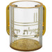 Lucite Clear Washing Cup 13 cm with Embosed Letters