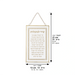 Glass Hebrew Shir Lama'alot 13x21 cm