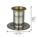 Stainless Steel Kiddush Cup with Stem 9.5 cm with Saucer Contain 210ml // 7.1oz