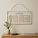 Glass Hebrew-pitum Haktoret 24*46 cm