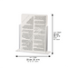Lucite Stand 7 pcs Bencher 23*18 cm- Ashkenaz Food Blessing, Silver