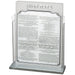 Lucite Benchers Display 17*22 cm with 6 Blessings - Sephardic