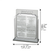 Lucite Benchers Display 17*22 cm with 6 Blessings - Ashkenaz