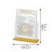 Lucite Benchers Display 17*22 cm with 6 Blessings - Ashkenaz
