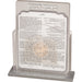 Lucite Benchers Display 17*13 cm with 6 Blessings - Sephardic