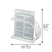 Lucite Benchers Display 18x13 cm with 6 Blessings - Ashkenaz