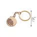 Keyholder with Stone Inlay 5 cm - Gold