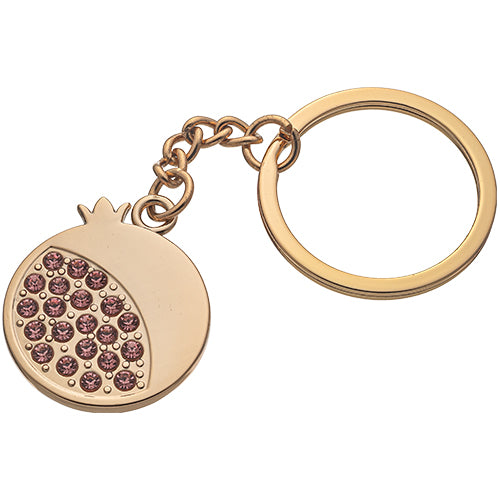 Keyholder with Stone Inlay 5 cm - Gold