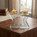 Crystal Magen David Candlesticks 17 cm