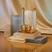 Crystal Holder for Memory Candle 13*12 cm - Gold