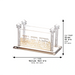 Crystal Napkin Holder with Metal Plate 17*9 cm