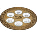 Glass Passover Plate 35 cm