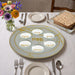 Glass Passover Plate 35 cm