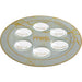 Glass Passover Plate 35 cm